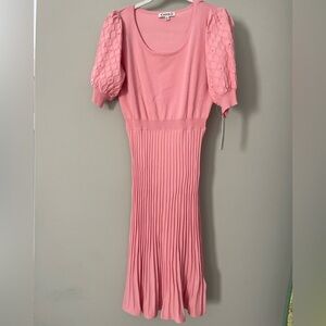 Nanette Lepore Pink Long Sleeve Dress